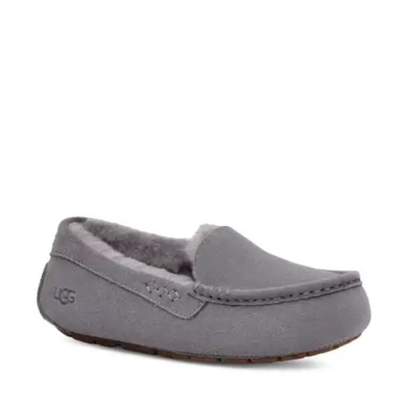 UGG® Ansley Water Resistant Slipper (Women) 8M, LIGHTHOUSE - Picture 1 of 9